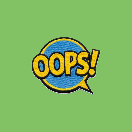 KIX STIX OOPS! – Gelb-blaue Sprechblase | Pop Off Pack Edition